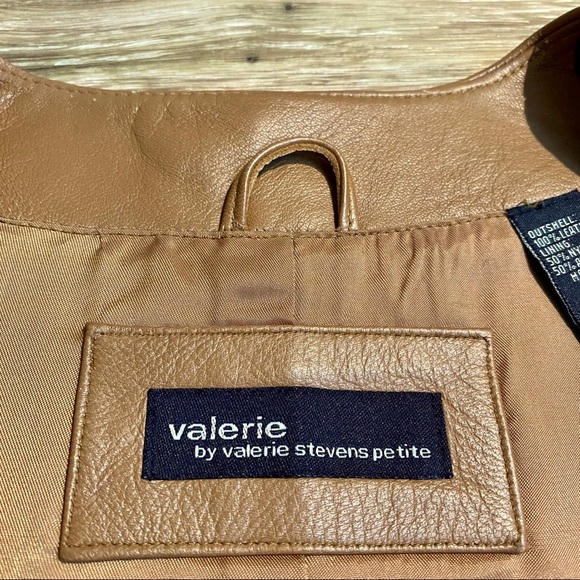 NWOT V I N T A G E Valerie Stevens Leather Vest - Picture 6 of 8